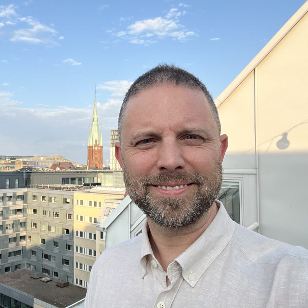 Jonas, en person som är rådgivare på företaget Sarwell AB